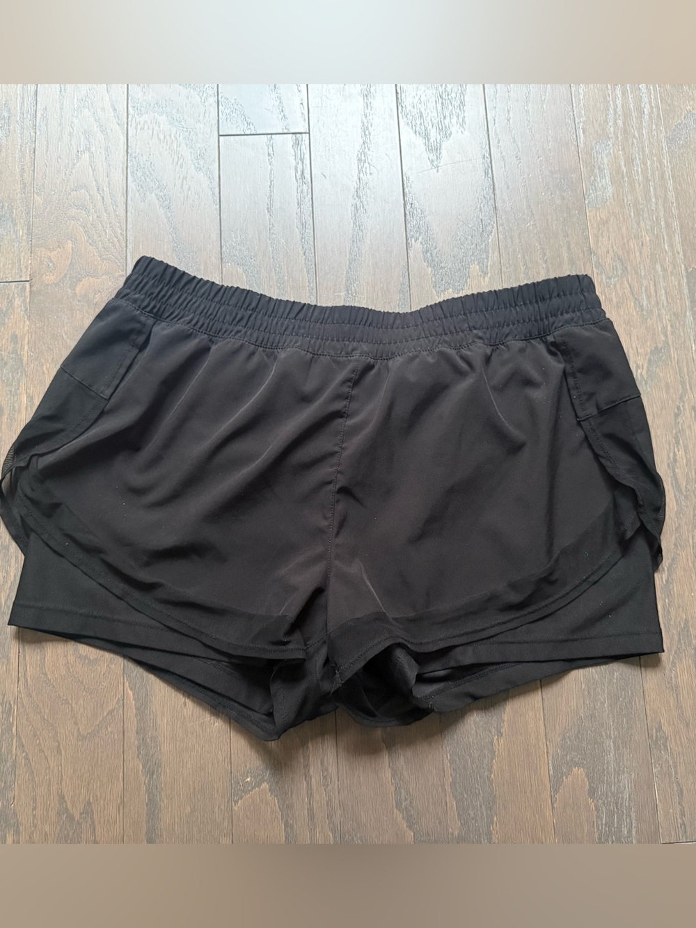 Woman MPG Black Athletic Shorts running size XL workout active wear